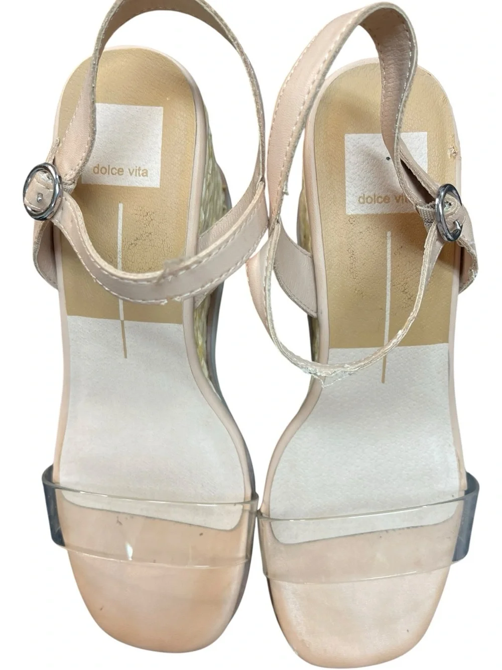 Dolce Vita Lealah Espadrille Wedge Sandals Blush Nude